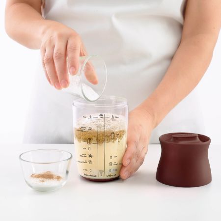 Shaker à pâtes pour crêpe et pancakes La pâte parfaite en seulement 2 minutes !