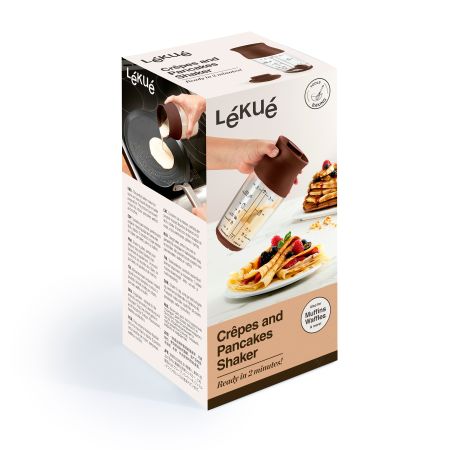 Shaker à pâtes pour crêpe et pancakes La pâte parfaite en seulement 2 minutes !