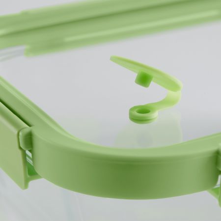 Glass leakproof Container Rectangular, 1520 ml 1520 ml capacity