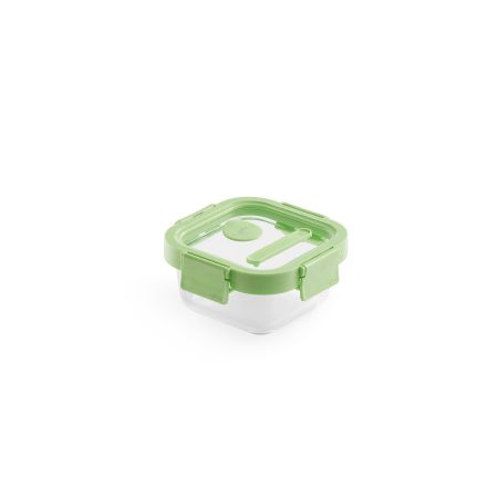 Recipiente hermético 100% de vidrio 320 ml cuadrado 320 ml de capacidad
