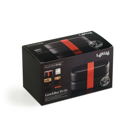 LunchBox To Go Black Limited Edition Enjoy your meal, wherever you are!
