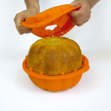 Molde Halloween 3D Molde para pastel de calabaza 3D perfecto para Halloween.