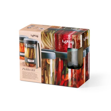 Kit Pickles ¡Prepara una gran variedad de verduras encurtidas caseras y saludables!