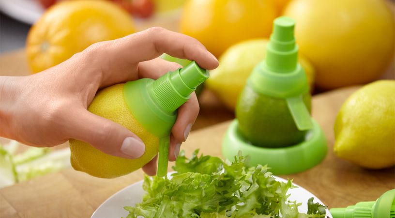 Citrus Spray Juice sprayer, from the fruit to your plate.