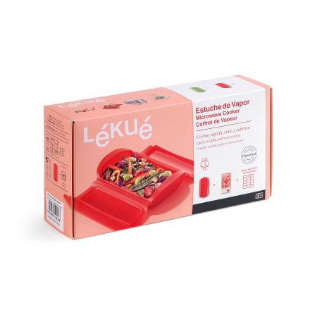 Estuche de Vapor 1-2 p. ¡Cocina al vapor rápida, saludable y sabrosa!
