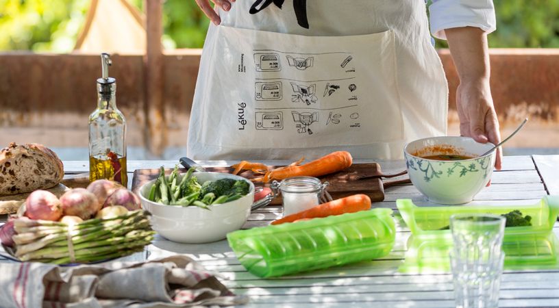 Estuche de Vapor 1-2 p. ¡Cocina sano al microondas!