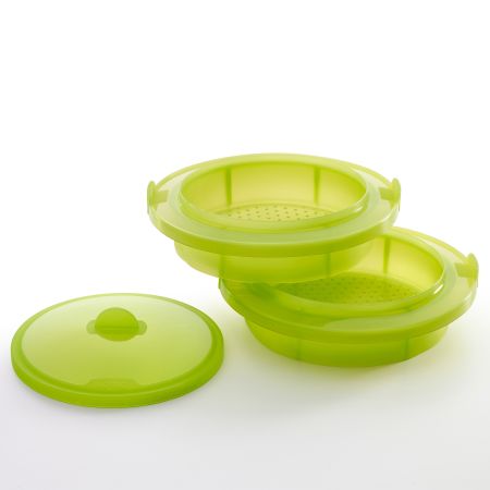 Vaporera ¡Cocina dos platos al mismo tiempo!