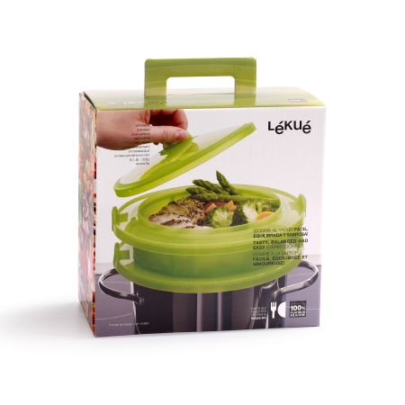Vaporera ¡Cocina dos platos al mismo tiempo!