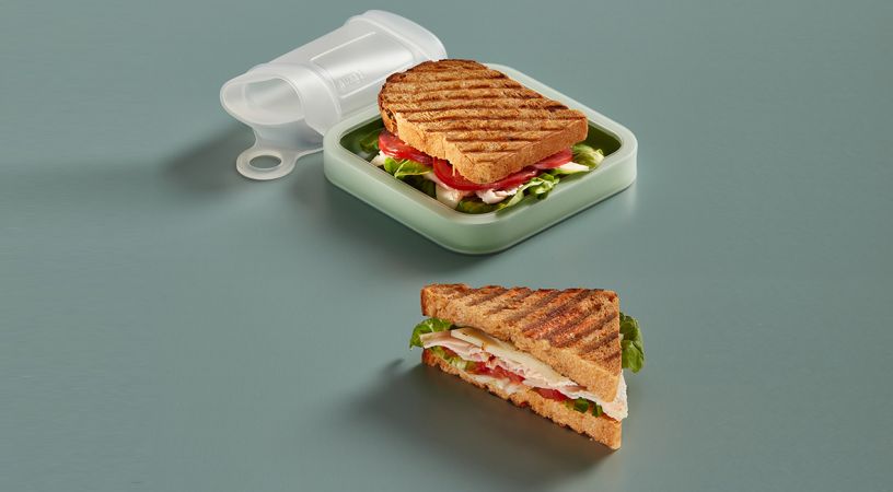 Funda reutilizable para sándwich ¡Diga adiós a los envoltorios de un solo uso!