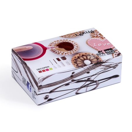 Decopen with 4 Nozzles Prettier desserts and savoury dishes with your decorating pen.