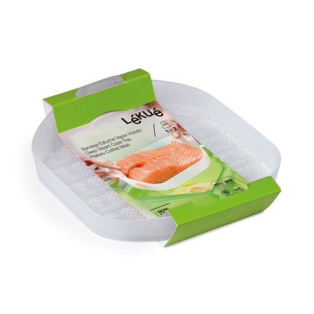 Bandeja multifunción Accesorio para el Estuche de Vapor Hondo 1-2 p. que optimiza la cocción de los alimentos.