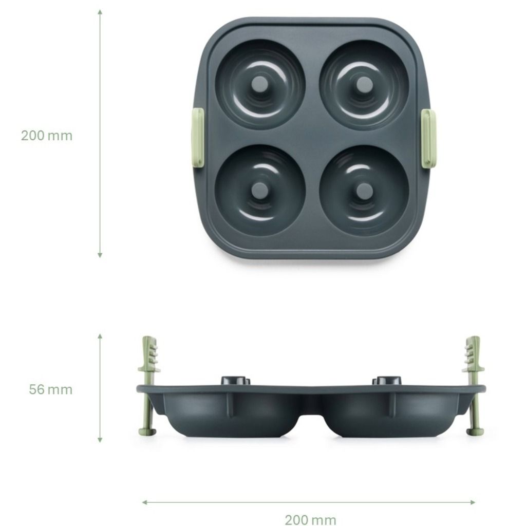 Air fryer Doughnuts Mould, 4 hole Easy release with perfect results!