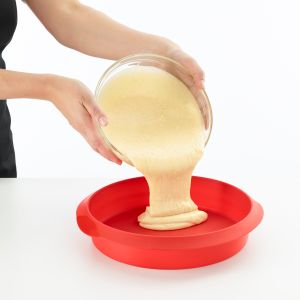 Molde Redondo 20 cm ¡Hornea tus postres caseros en este molde de silicona redondo!