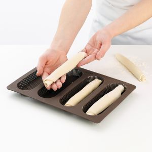 Mini Baguette Bread 4 mini-baguettes cuites en même temps !