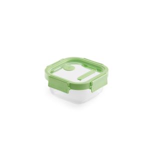Glass leakproof Container Square, 520 ml 520 ml capacity