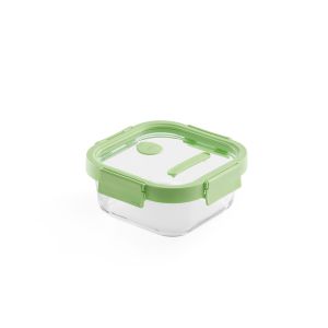 Glass leakproof Container Square, 800 ml 800 ml capacity