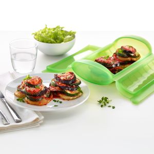 Estuche de Vapor 1-2 p. ¡Cocina sano al microondas!