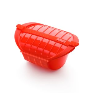 Coffret de Vapeur Maxi 1-2 p. Faites cuire facilement des légumes et des soupes à la vapeur dans votre micro-ondes !