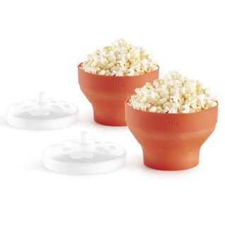 Mini Microwave Popcorn Maker Set of 2 Your perfect serving of homemade popcorn!