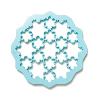 Molde Copos de Nieve ¡19 galletas en forma de copo de nieve de un solo golpe!