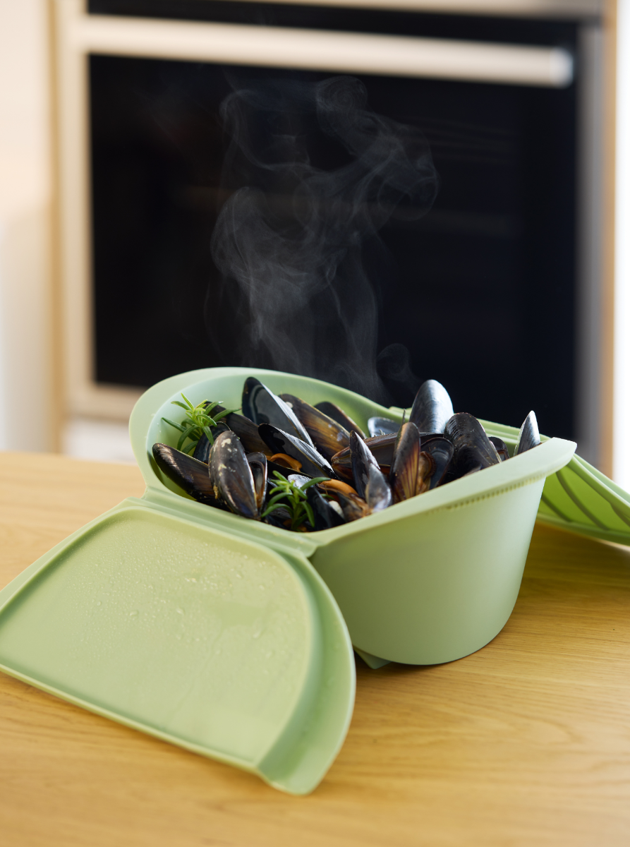 Estuche de Vapor Profundo 2 p. Patatas sabrosas en 7 minutos!