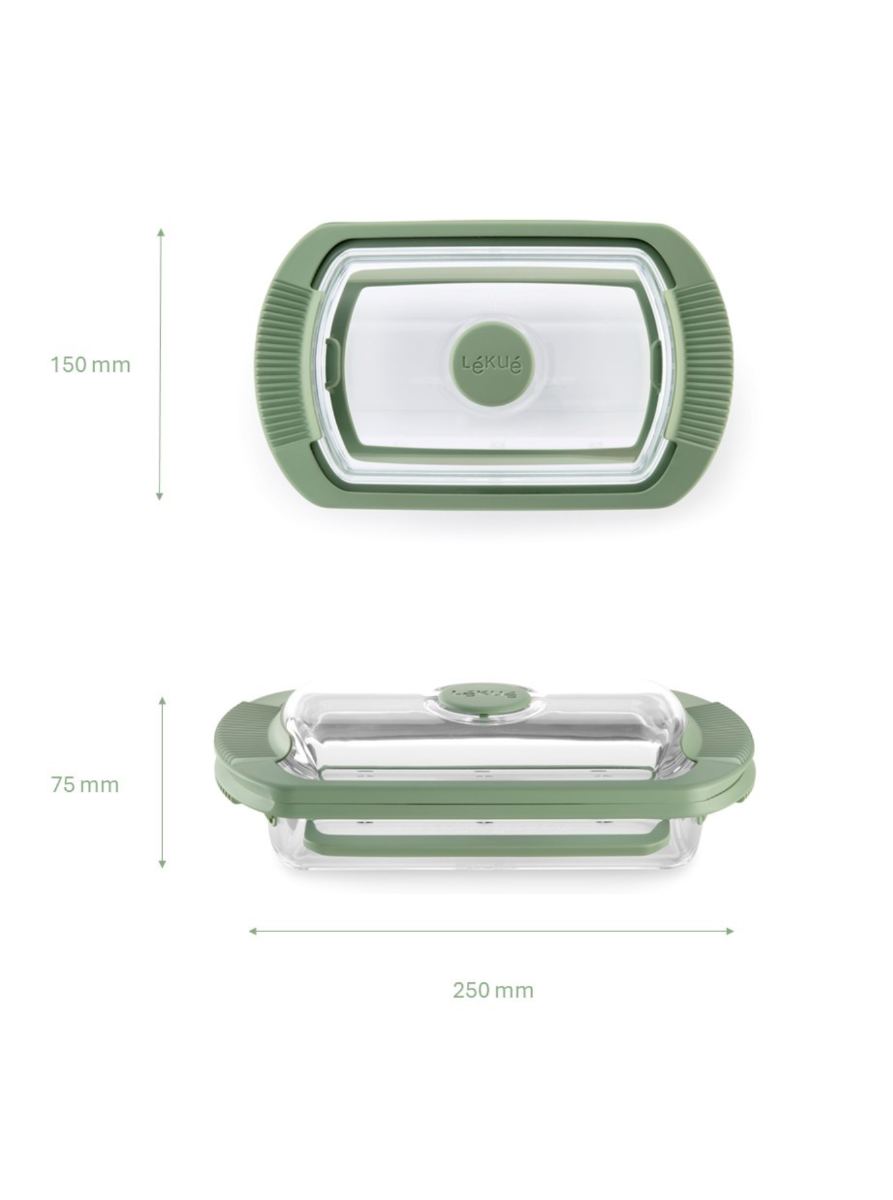 Glass Steam Cooker and Recipe book Set, 2p, Spanish All-in-one solution to cook tasty recipes in minutes!