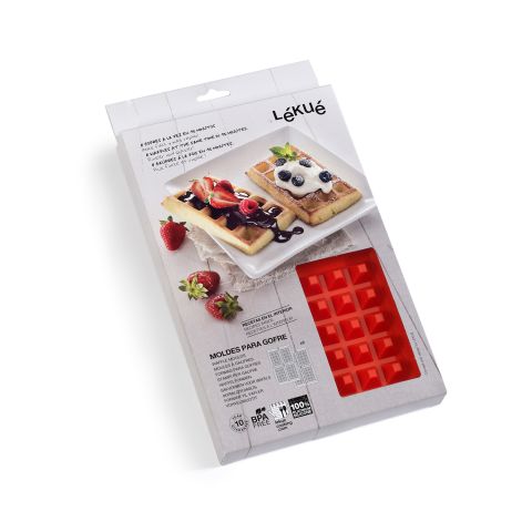 Waffle Mould Make 8 waffles in the oven in one batch!