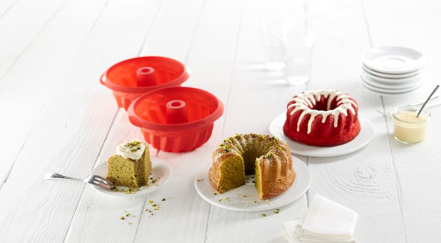 Set of 2 Mini Savarin Molds ø 5,9” Delicious and appetizing savarins