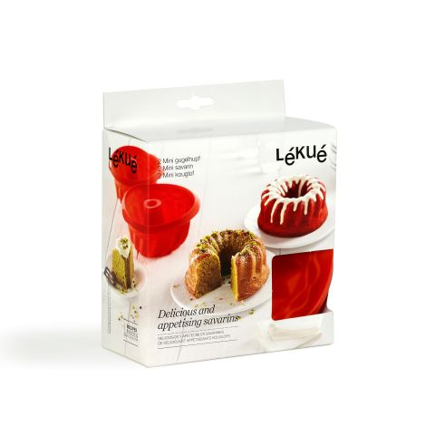 Set of 2 Mini Savarin Molds ø 5,9” Delicious and appetizing savarins