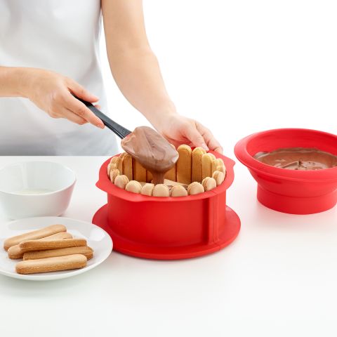 Molde Desmontable para Charlotte ø 18 cm ¡Disfruta de un pastel fresco y compártelo con la familia y amigos!