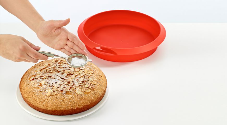 Round Cake Mould, 20 cm Bake your homemade desserts in this round Silicone mould!