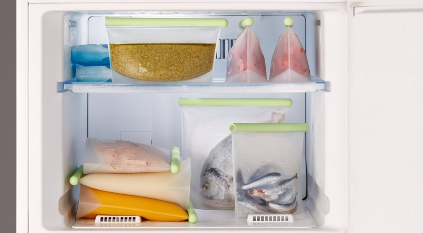 Kit de 3 bolsas reutilizables de silicona An alternative to single-use plastics!