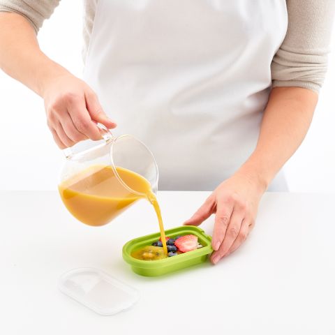 Set of 4 Classic Stackable Ice Lolly Moulds Make delicious homemade Ice Lollys in the easiest, fastest and healthiest way with this kit of 4 ice cream moulds, in its largest version.