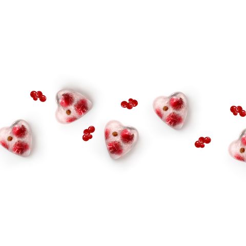 Bac à glaçons avec couvercle cœur Une façon amusante de se rafraîchir !