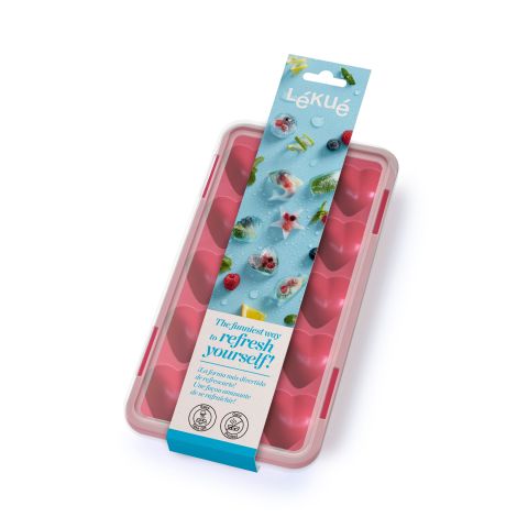 Bac à glaçons avec couvercle cœur Une façon amusante de se rafraîchir !