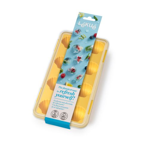 Shell ice cube tray with lid The funniest way to refresh yourself!