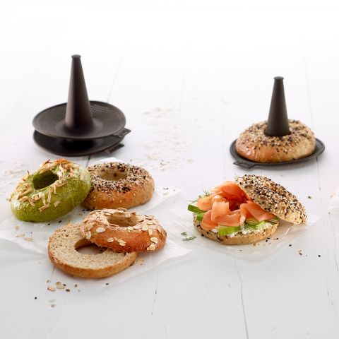 Set of 6 Bagel Moulds Prepare homemade Bagels the easiest way!