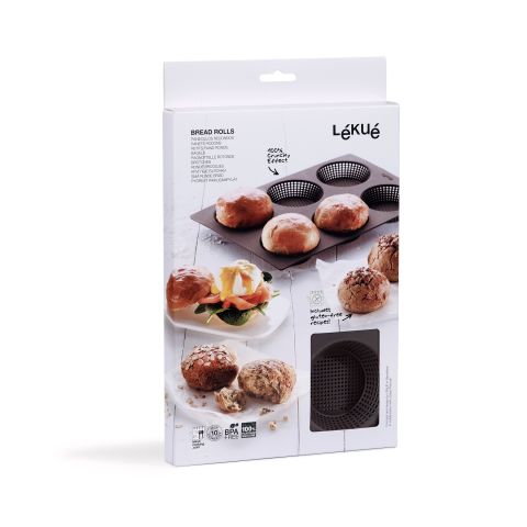 Roll Bread Prepare seis panecillos en la misma tanda de horneado.