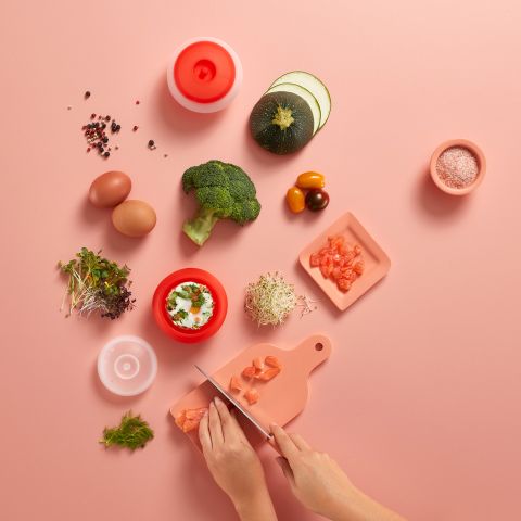 Microwave Ovo - Cilíndrico Huevos redondos al microondas fáciles y rápidos.