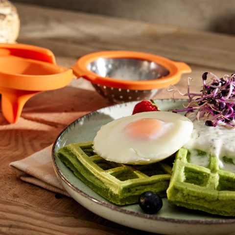 Escalfador de huevos ¡Huevos escalfados perfectos!