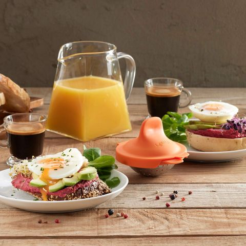 Set de 2 Escalfadores de huevos ¡Huevos escalfados perfectos!