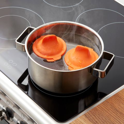 Set de 2 Escalfadores de huevos ¡Huevos escalfados perfectos!