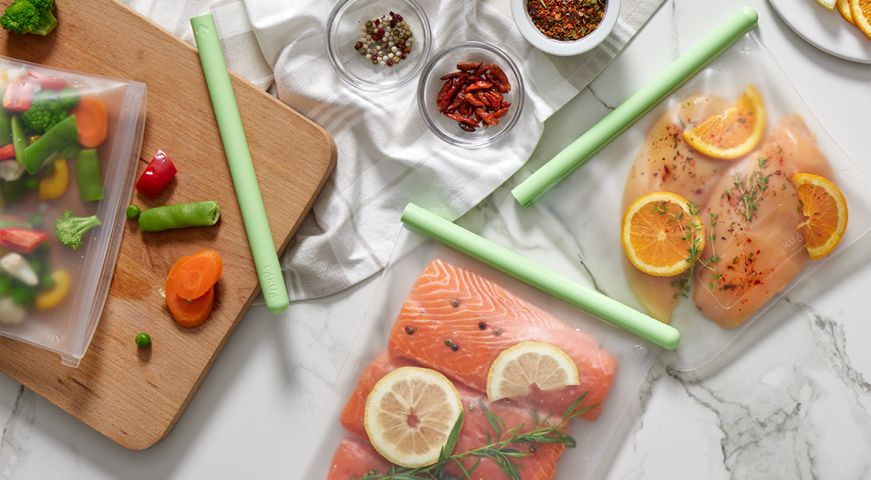 Flat reusable bag M Preserve the flavor!