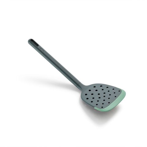 Espátula para voltear ranurada ¡Gira y sirve trozos grandes!