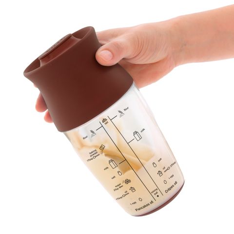 Crêpes and Pancakes Shaker The perfect batter in just 2 minutes!