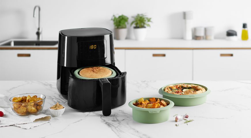 Molde de ø20 cm para Freidora de Aire ¡Tu Air Fryer limpia y sin rayones!