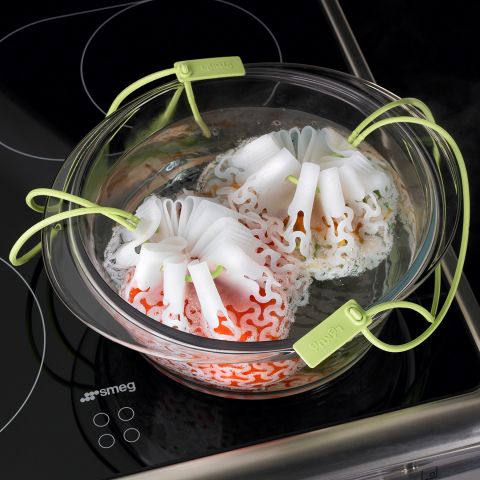 Cooking Mesh Scald and cook food separately!