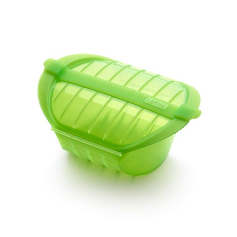 Deep Microwave Steam Cooker With Tray, 3-4 Servings Easily steam large veggies and soups in your microwave!