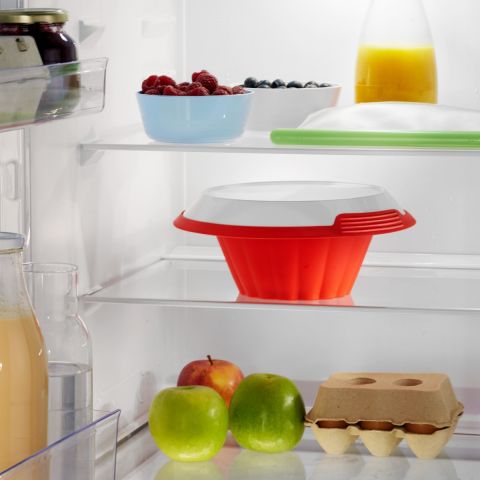 Molde para flan con plato ¡Giro seguro y perfecto!