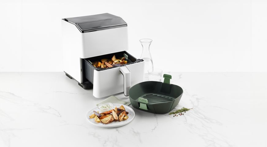 Panier pour friteuse sans huile XL Une cuisine propre et facile avec votre air fryer !